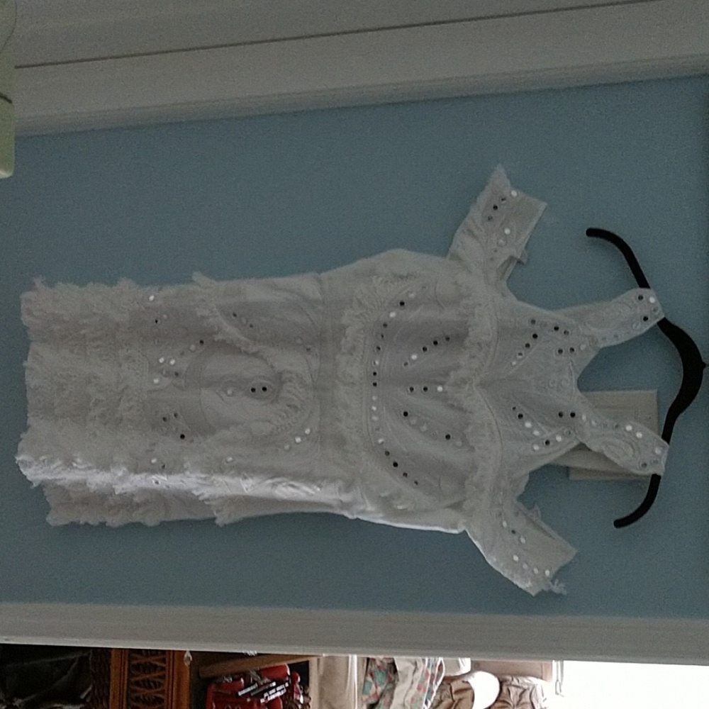 White cotton dress